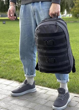 Міський рюкзак чорний чоловічий жіночий для ноутбука7 фото
