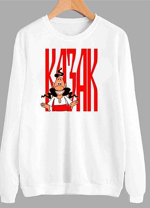 Світшот з патріотичним принтом "козак" push it