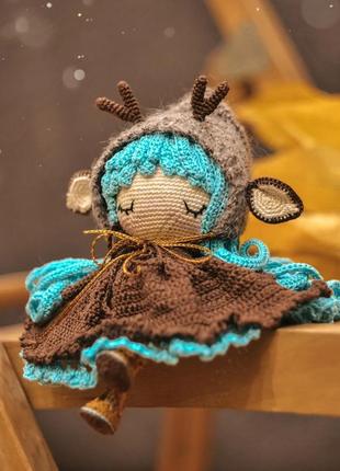 Игрушка кукла в костюме оленя