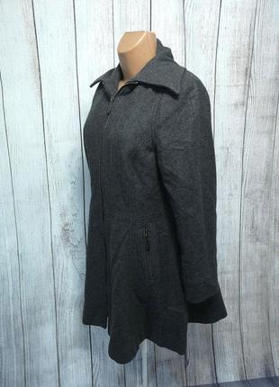 Пальто стильное martvisser, 42 (m, 14), шерсть-полиамид, как новый!2 фото