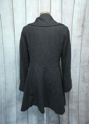Пальто стильное martvisser, 42 (m, 14), шерсть-полиамид, как новый!4 фото