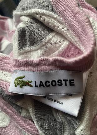 Легкий свитер, кофта lacoste, нежный материал,белая,розовая,серая,лонгслив9 фото