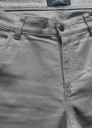Оригинальные  джинсы с серебряным напылением tcm tchibo3 фото