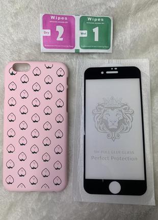 Чохол + скло на iphone 6/6s 2
