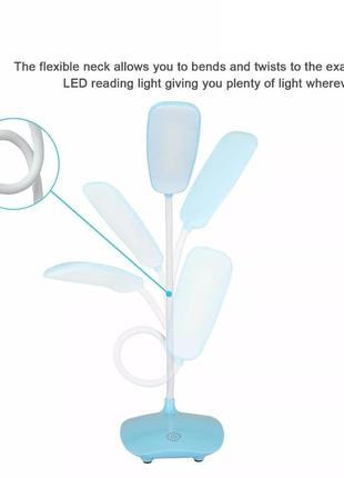 Настільна лед лампа на акумуляторі.