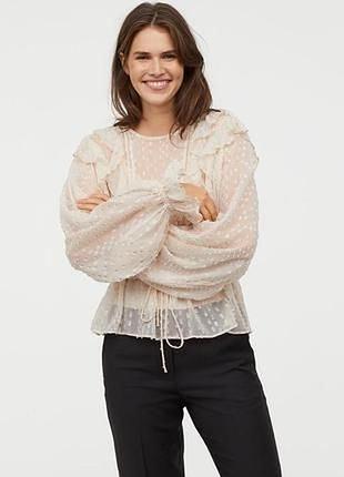 Блуза h&m с люрексом