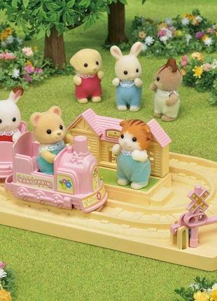 Новый паровозик sylvanian family calico. оригинал
