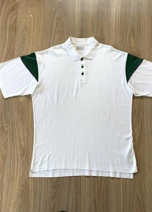 Мужская винтажная хлопковая поло футболка adidas d52 vintage