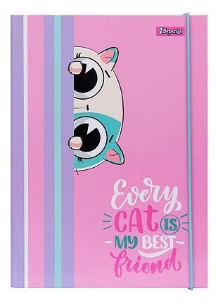 Папка для зошитів 1вересня картонна в5 "best friend"