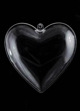 Набір пластикових форм santi "серце", 10см, 5 шт/уп