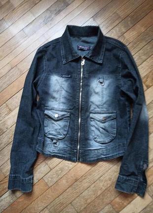 Джинсовый пиджак фирмы woodsstar