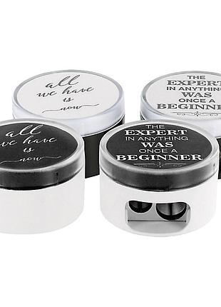 Точилка з конт. "b&w" 208 пласт. 2 від.