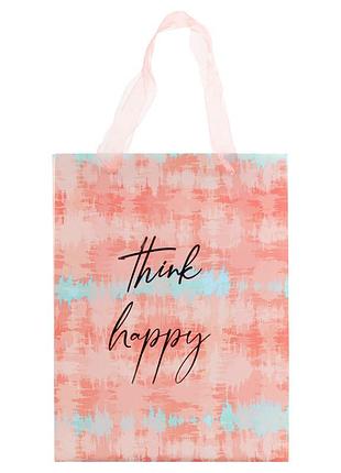 Пакет пластиковий подарунковий 25х19см, peachy mood 03