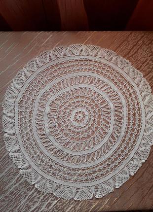 Салфетка крючком винтаж ручная работа