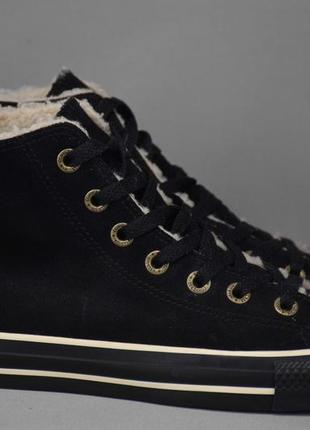 Converse hi sue shearling winter черевики високі кеди зимові шкіряні індонезія оригінал 38 р/24.5 см1 фото