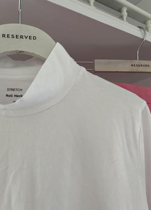 Белый гольф водолазка батал marks & spenser 4