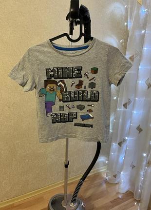 Футболка minecraft mojang р. 6-7 лет