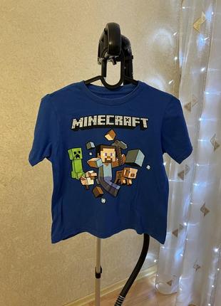 Футболка minecraft mojang р. 7-8-9 лет
