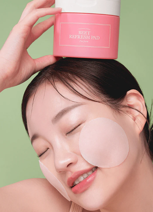 Антиоксидантні, зволожуючі педи i'm from beet refresh pad (60 шт)