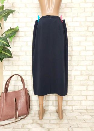 Фирменная alexon базовая юбка в пол/длинная юбка в темно синем цвете, размер хл-2хл2 фото