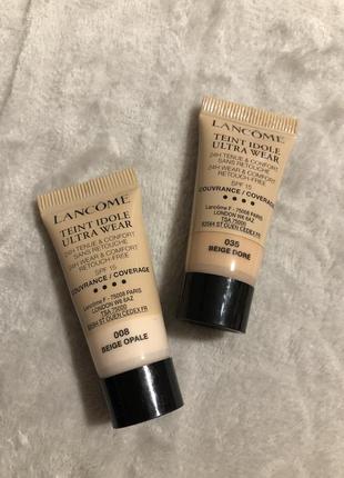 Lancôme teint idole ultra wear стійкий тональний крем spf 15 (5 мл)10 фото