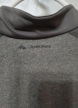Походная беговая термо футболка с длинным рукавом лонгслив quechua mh5508 фото