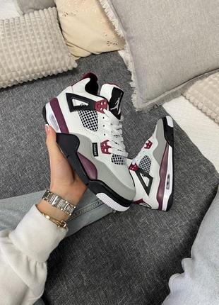 Мужские кроссовки jordan 4 retro psg paris saint-germain топ качества 🔝🔥