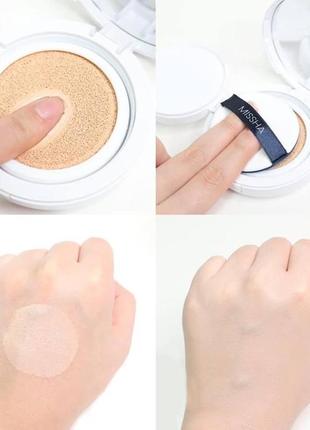 Увлажняющий кушон missha magic cushion moist up spf50 №236 фото