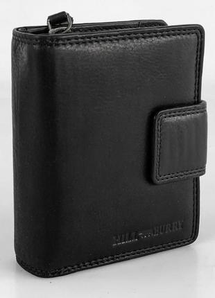 Hill burry портмоне чорне гаманець шкіряний