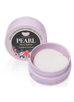 Гідрогелеві патчі для очей олією ши та перлами koelf pearl & shea butter eye patch2 фото