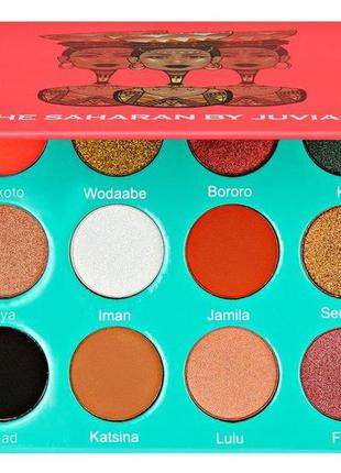 Палетка теней saharan palette от juvia`s place