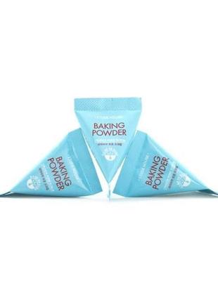 Скраб для очищения кожи лица с пищевой содой etude house baking powder crunch pore scrub2 фото