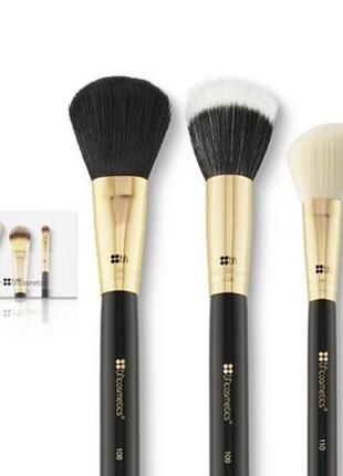 Кисті для макіяжу обличчя bh cosmetics face essential - 5 piece brush set