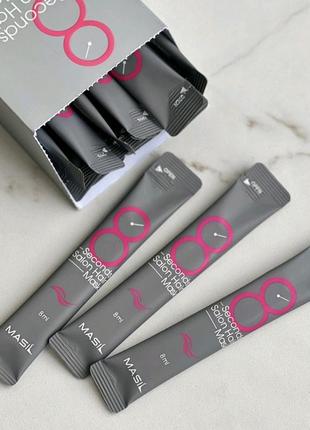 Восстанавливающая маска для волос masil 8 seconds salon hair mask for travel 8ml1 фото