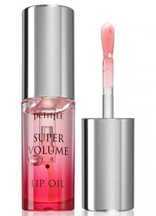 Ухаживающее масло с эффектом объемных губ petitfee super volume lip oil1 фото