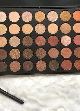 Палетка теней morphe 35os (35 color shimmer nature glow eyeshadow palette)