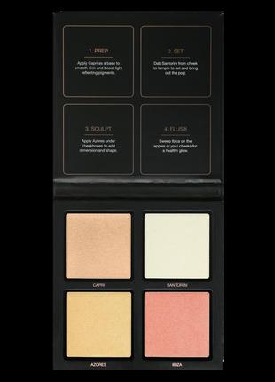 Хайлайтер huda beauty 3d highlighter palette – pink sands2 фото