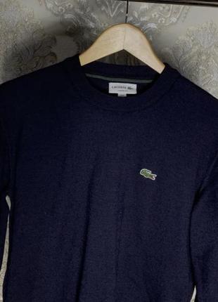 Свитер lacoste  размер: 5 / л  плечи 44 подмышки 55 длинна рук от плеча 61 длинна 65 ширина 39  состояние: идеальное3 фото