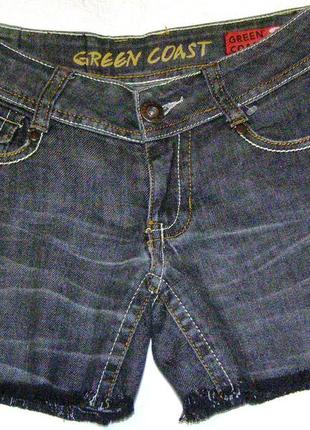 Очень клевые шорты джинсовые черные creen coast1 фото