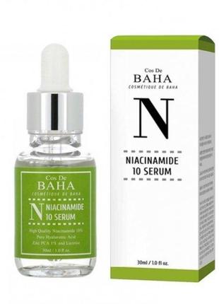 Сироватка з ніацинамідом і цинком cos de baha 10% niacinamide serum with zinc 1% 30 мл