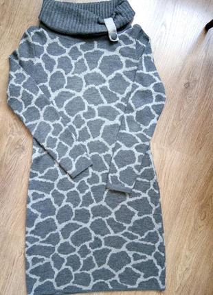 Платье (шерсть) gray