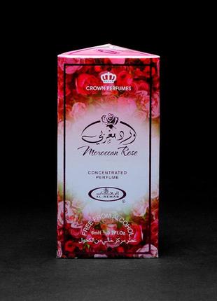 Масляные духи morocсan rose al-rehab (марокканская роза аль-рехаб). свежая и изысканная роза 6 мл