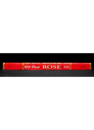 Натуральные пыльцевые благовония rose (роза) от hem 10 г