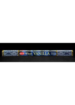 Натуральні пилкові пахощі vanilla (ваніль) від hem, 10 грам