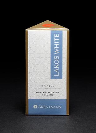 Турецкие масляные духи lacos white aksa esans 6 мл - аромат для молодого мужчины