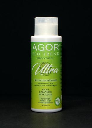 Тоник ultra от agor для жирной и проблемной кожи 200 мл