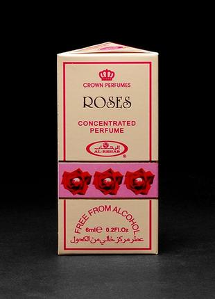 Масляні духи roses al-rehab (троянди аль-рехаб) - букет чайних солодких троянд 6 мл