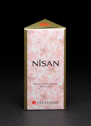 Турецкие масляные духи nisan aksa esans 6 мл - луговые травы и цветы