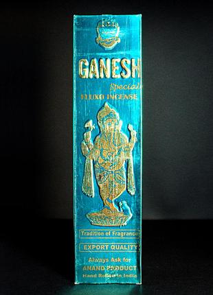 Індійські пилкові пахощі ganesh (ганеша) від anand 25 г1 фото