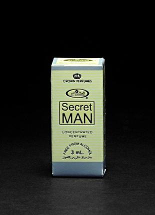 Чоловічі масляні духи secret man al-rehab - цитруси і сандал 3 мл